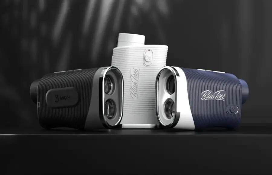 Blue Tees rangefinders in black, white and navy